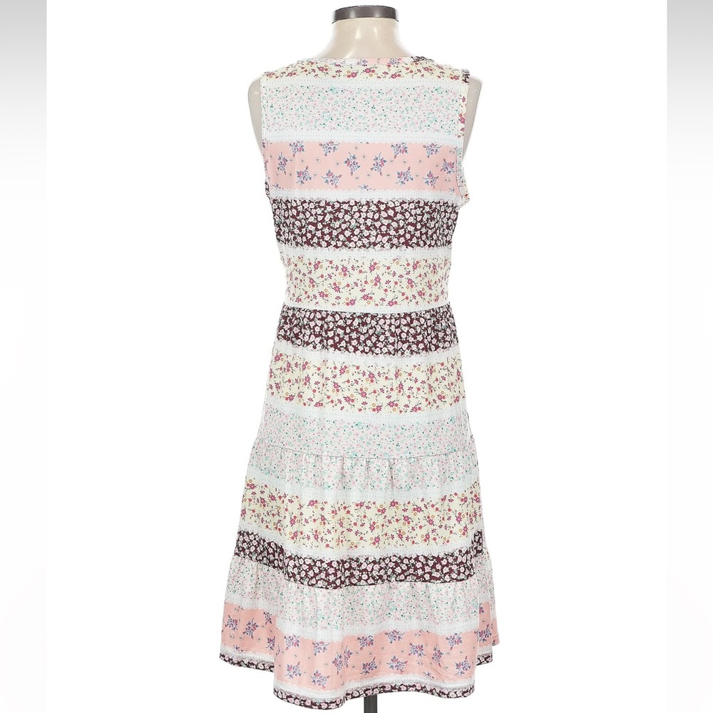 Love U Dear Boho Patchwork Print Button Down Flow… - image 3